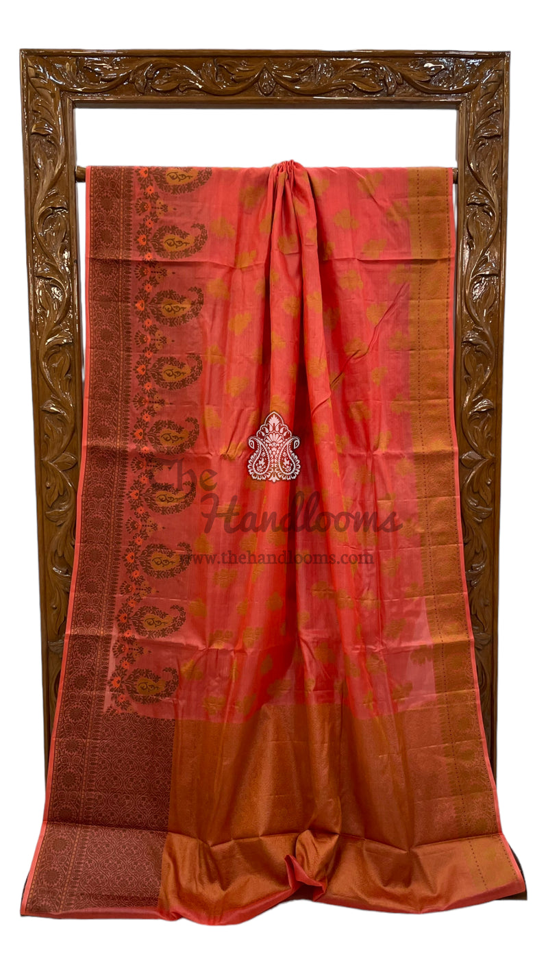Pure Tussar Silk Handloom Banarasi Saree - The Handlooms