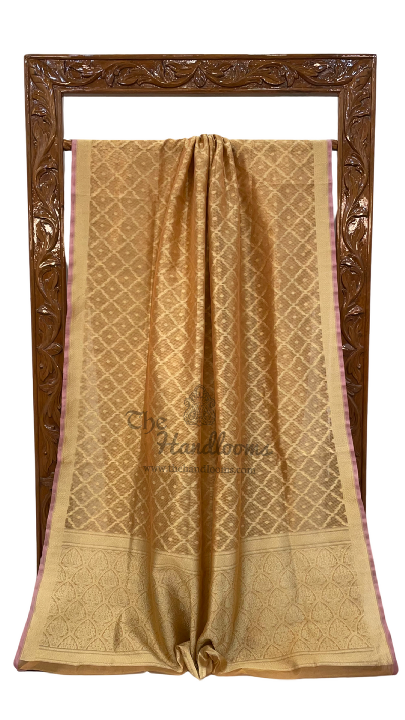 Pure Tissue Reshmi zari Banarasi Saree - The Handlooms
