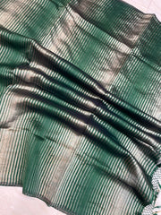 Pure tissue Chanderi Handloom Banarasi Saree - The Handlooms