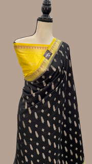 Pure Chiniya Silk Handloom Banarasi Saree - The Handlooms