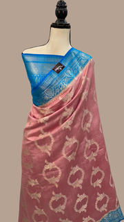 Pure Chiniya Silk Handloom Banarasi Saree - The Handlooms