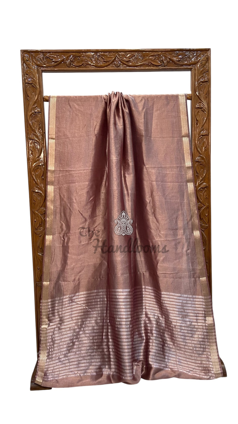 Pure Kora Tissue Handloom Banarasi Saree