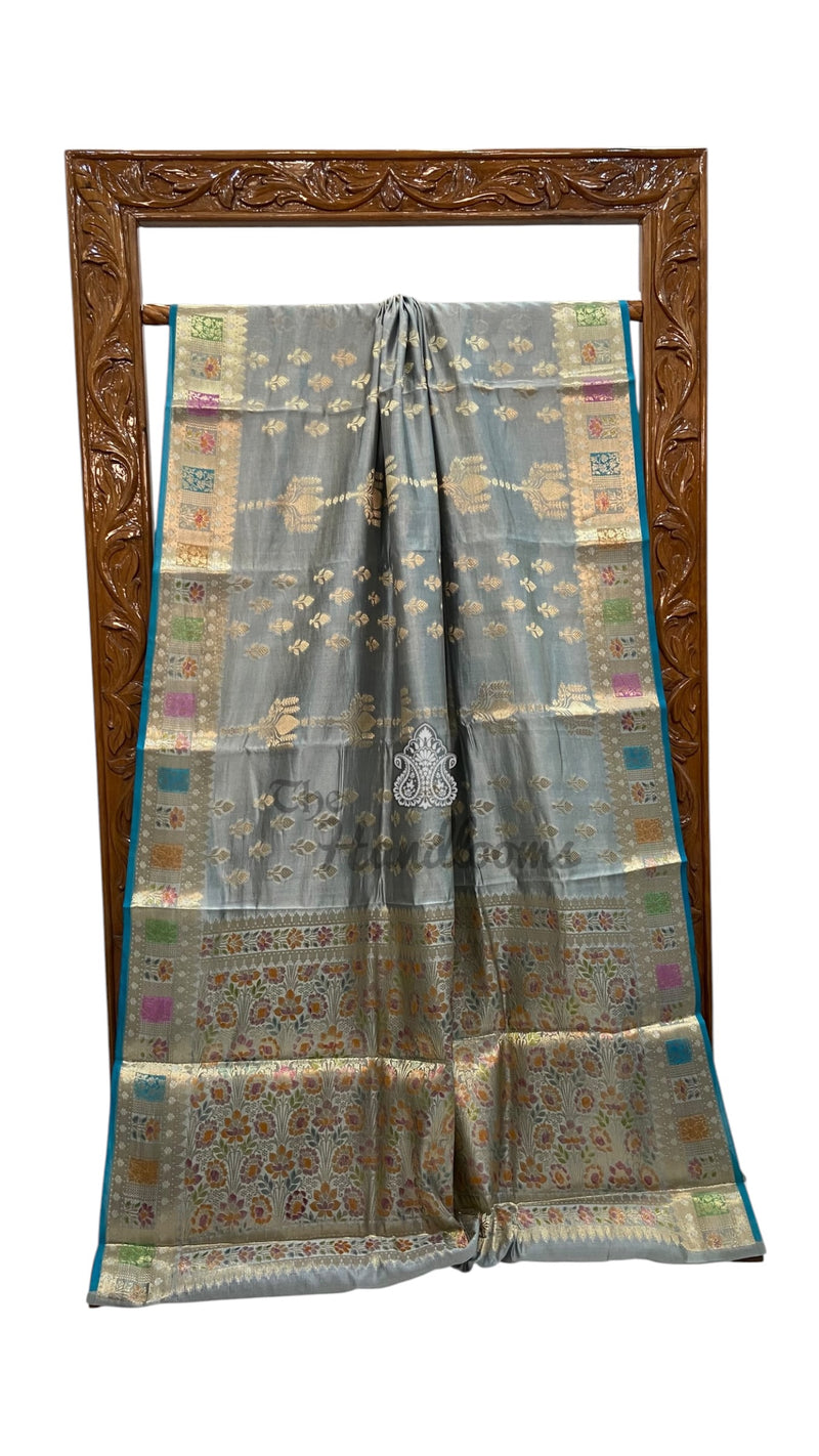 Pure Mango Silk Banarasi Handloom Saree