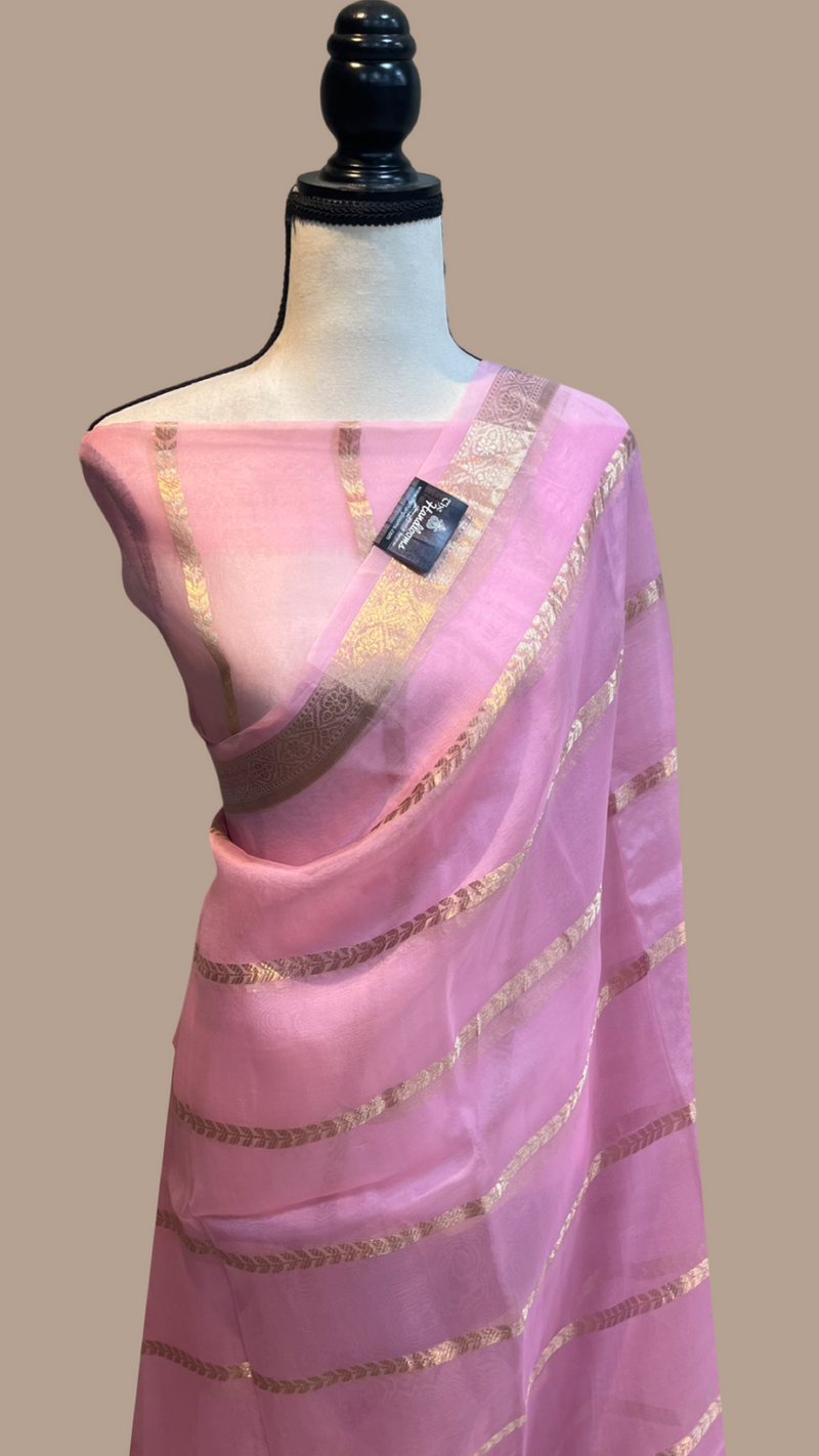 Pure Kora Handloom Banarasi Saree - The Handlooms