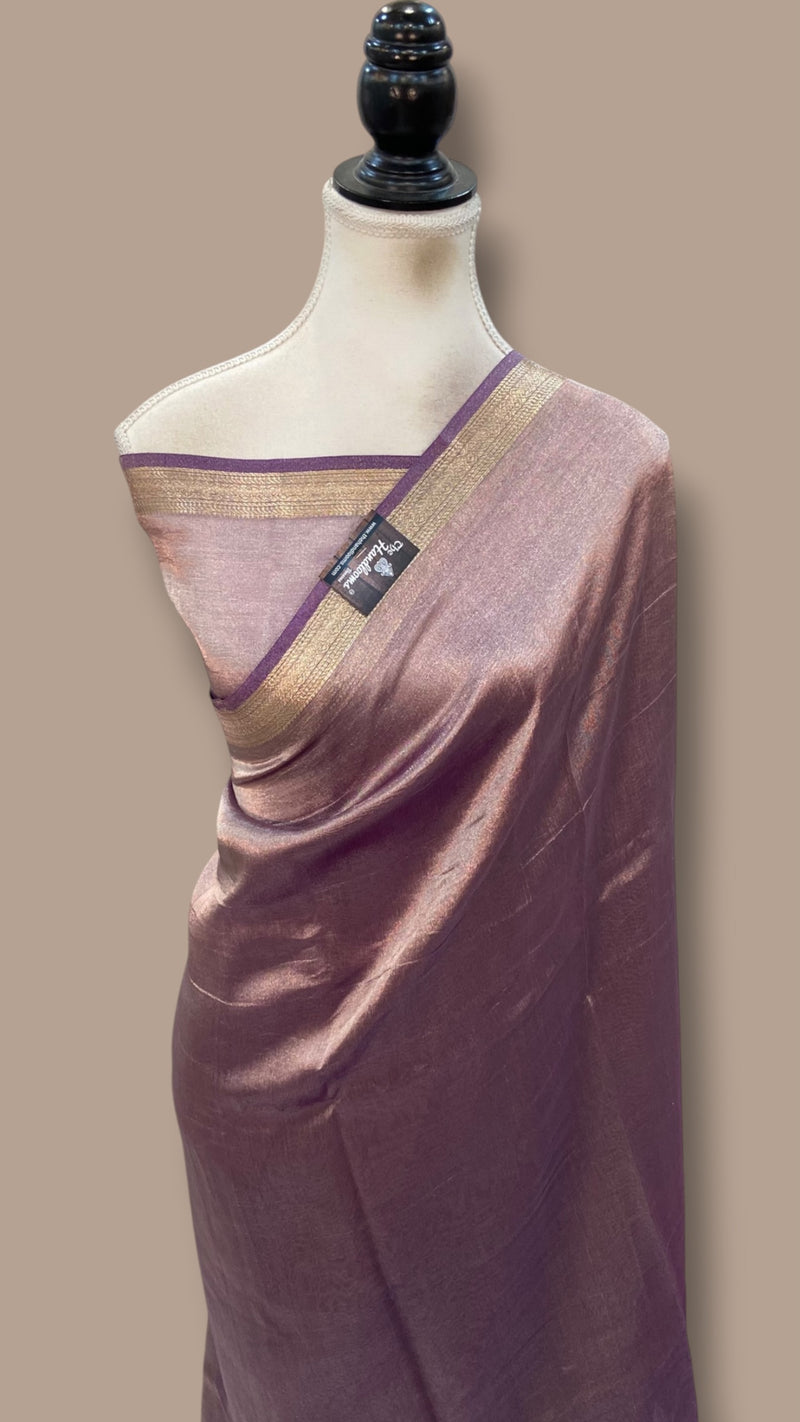 Pure Kora Tissue Handloom Banarasi Saree