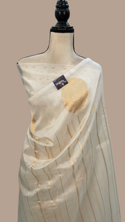 Pure Kora Handloom Banarasi Saree - The Handlooms