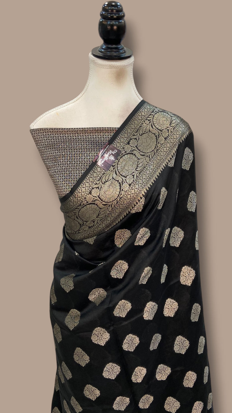 Pure Chiniya Silk Handloom Banarasi Saree
