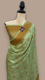 Pure Tussar Silk Handloom Banarasi Saree - The Handlooms