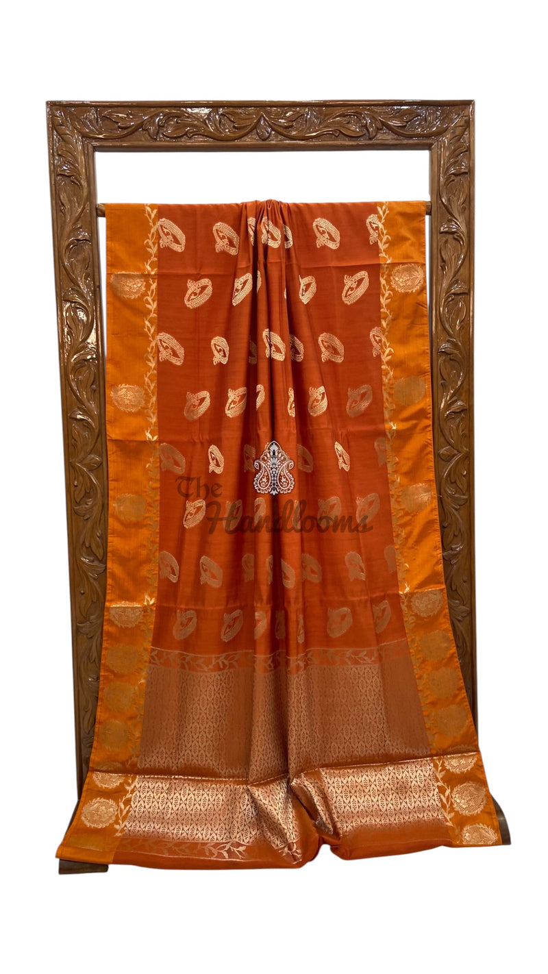 Pure Chiniya Silk Handloom Banarasi Saree