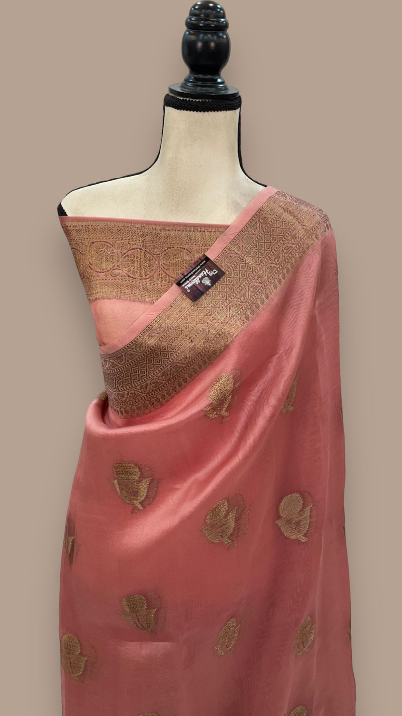 Pure Kora Handloom Banarasi Saree - The Handlooms