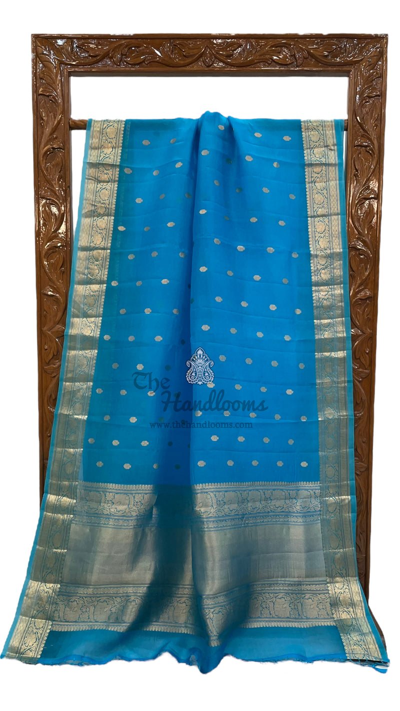 Pure Kora Handloom Banarasi Saree - The Handlooms