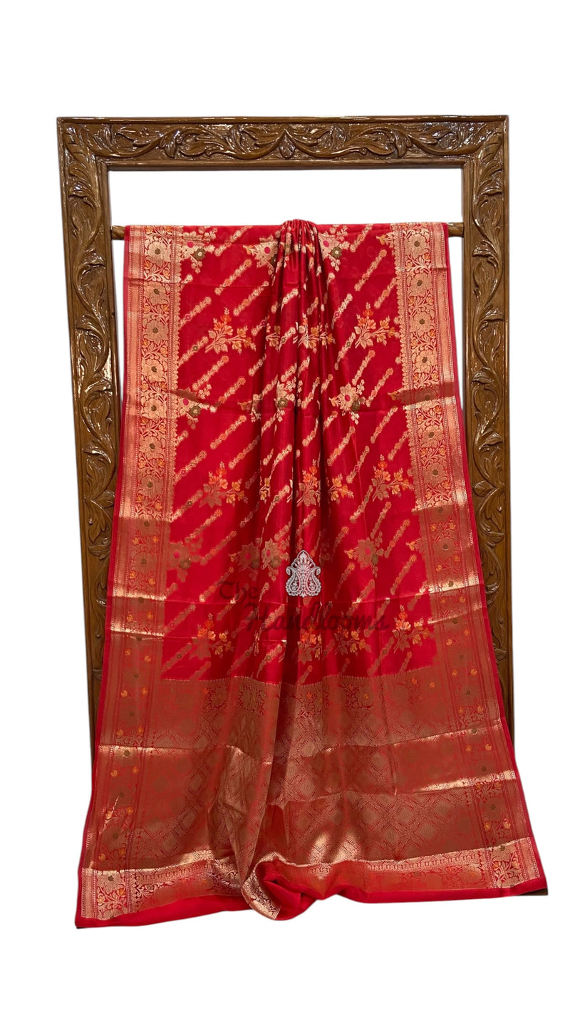 Pure Mango Silk Banarasi Handloom Saree