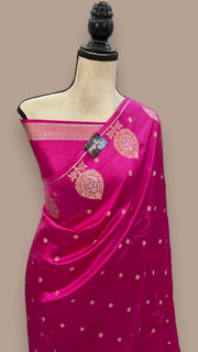 Pure Mango Silk Banarasi Handloom Saree - The Handlooms