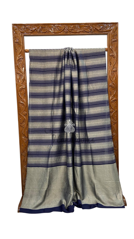 Pure Moonga Silk Handloom Banarasi Saree - The Handlooms