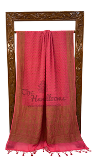 Khaddi Georgette Banarasi Saree -  Antique zari - The Handlooms