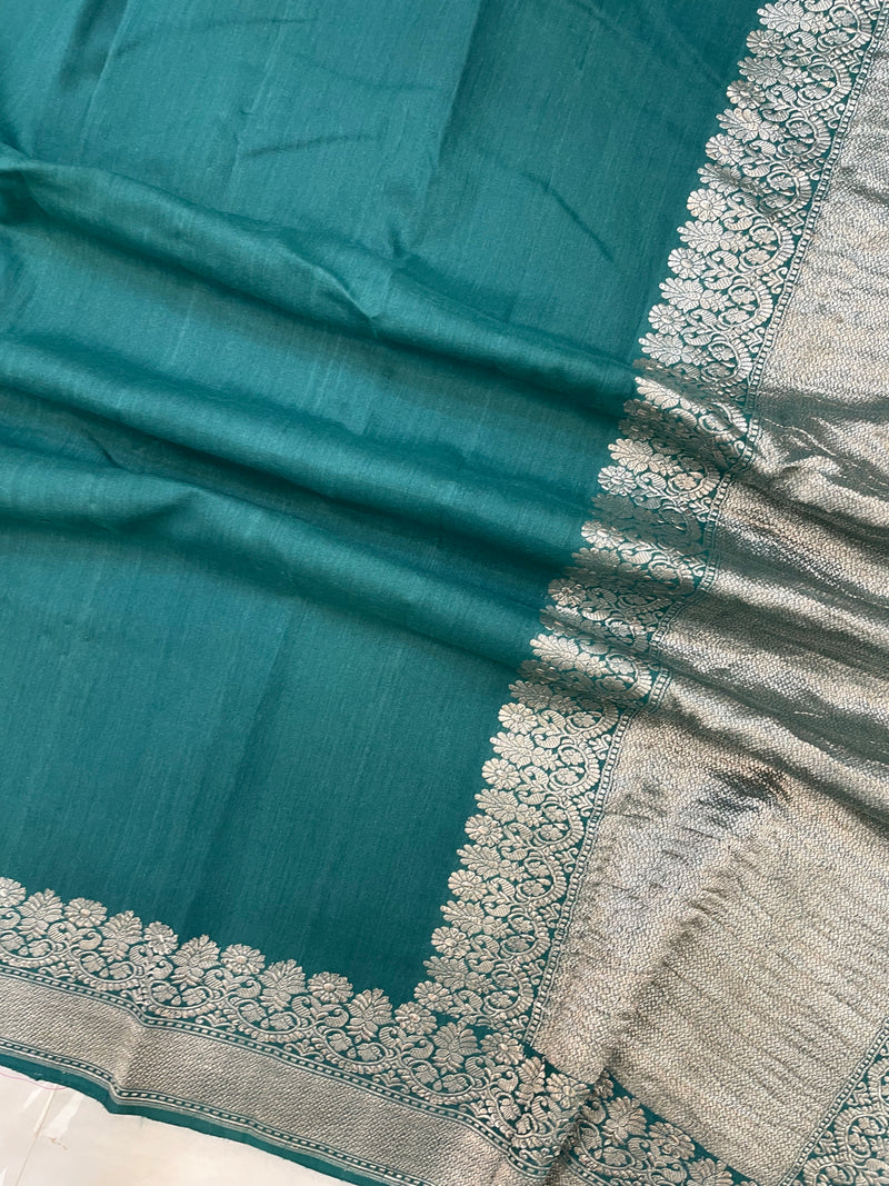 Moonga Georgette Handloom Banarasi Saree - The Handlooms