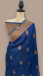 Pure Kora Handloom Banarasi Saree - The Handlooms