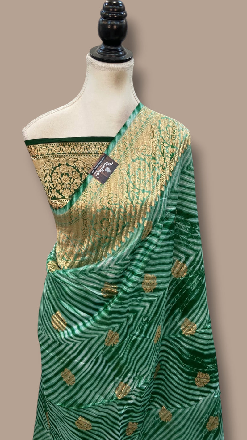 Pure Mango Silk Banarasi Handloom Saree