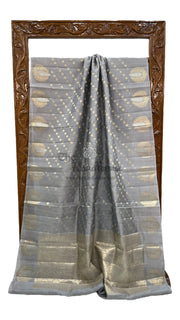 Pure Mango Silk Banarasi Handloom Saree - The Handlooms