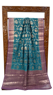 Pure Chiniya Silk Handloom Banarasi Saree - The Handlooms