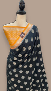 Pure Chiniya Silk Handloom Banarasi Saree - The Handlooms