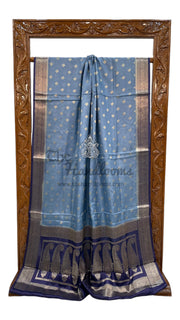 Pure Tussar Silk Handloom Banarasi Saree - The Handlooms