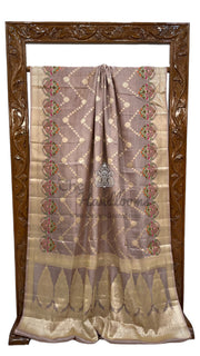 Pure Tussar Silk Handloom Banarasi Saree - The Handlooms