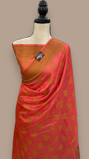 Pure Tussar Silk Handloom Banarasi Saree - The Handlooms