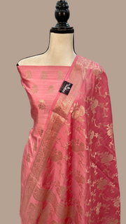 Pure Chiniya Silk Handlooms Banarasi Dress material - The Handlooms