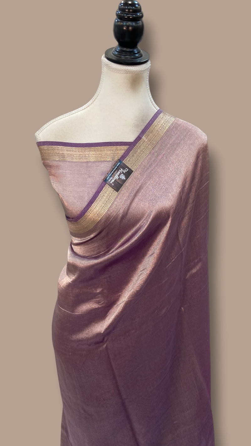 Pure Kora Tissue Handloom Banarasi Saree