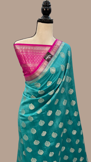 Pure Chiniya Silk Handloom Banarasi Saree - The Handlooms