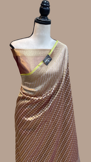Pure Tissue Reshmi zari Banarasi Saree - The Handlooms