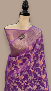 Pure Kora Handloom Banarasi Saree - The Handlooms