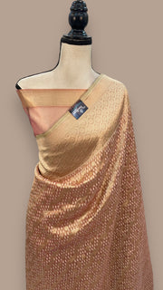 Pure Tissue Reshmi zari Banarasi Saree - The Handlooms
