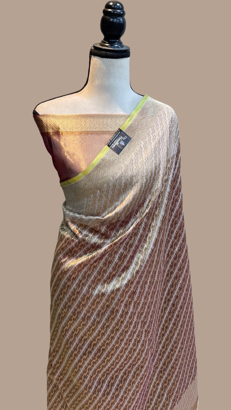 Pure Tissue Reshmi zari Banarasi Saree - The Handlooms