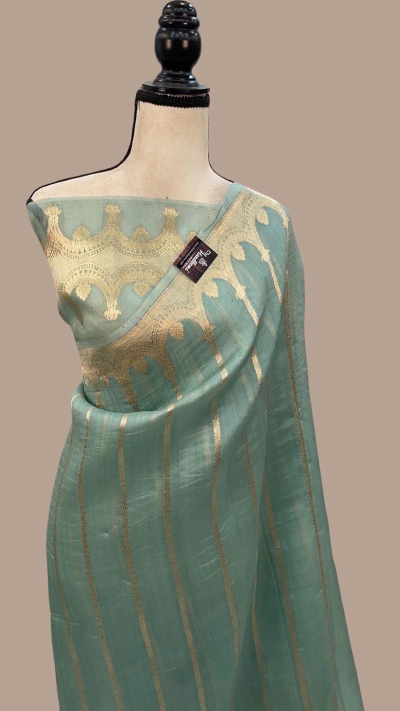 Pure Kora Handloom Banarasi Saree - The Handlooms