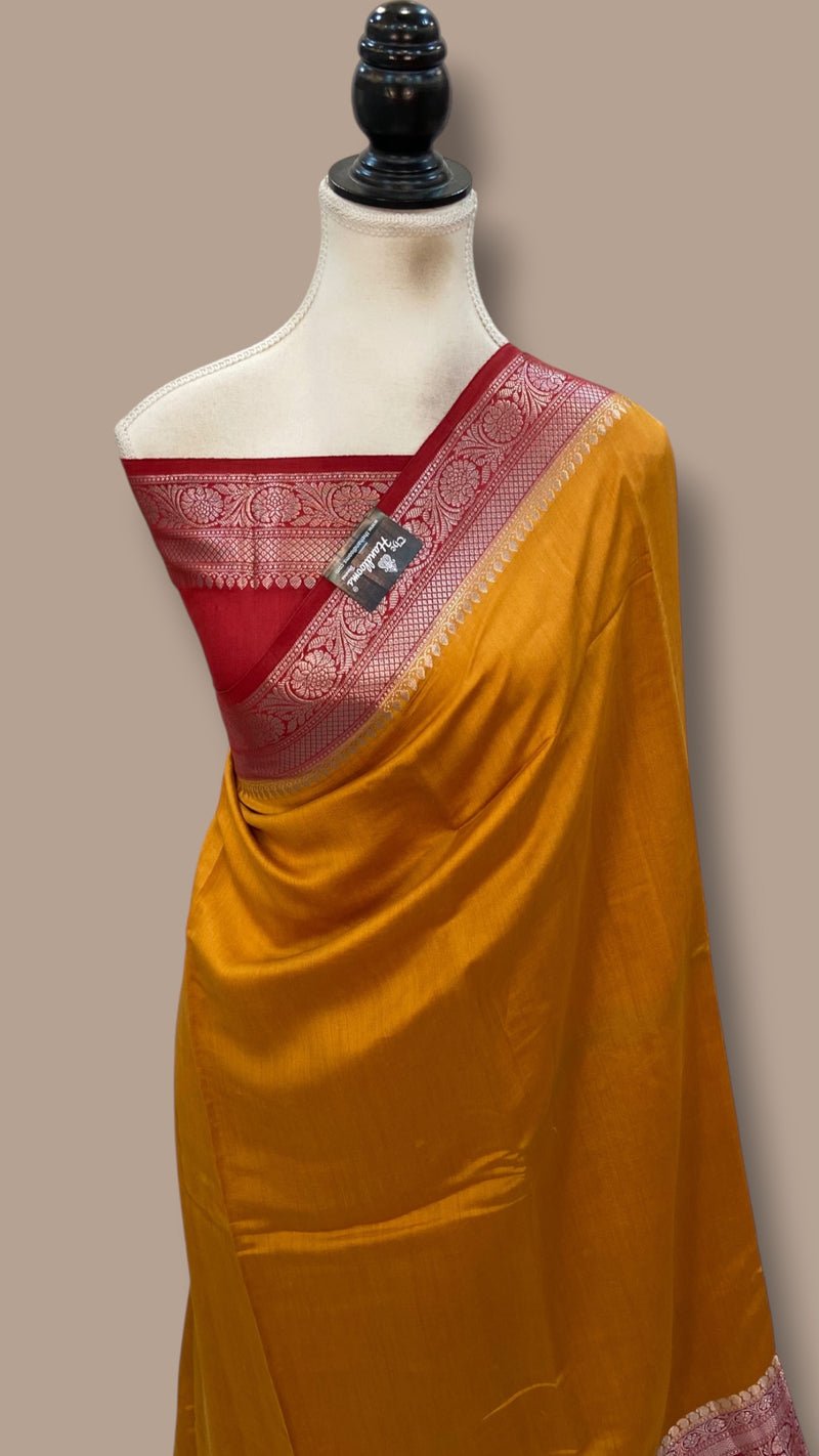 Pure Chiniya Silk Handloom Banarasi Saree