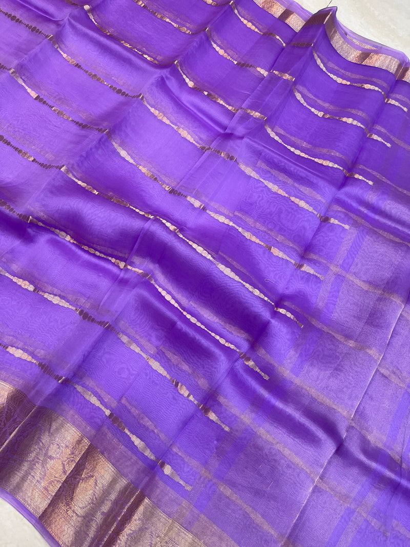 Pure Kora Handloom Banarasi Saree - The Handlooms