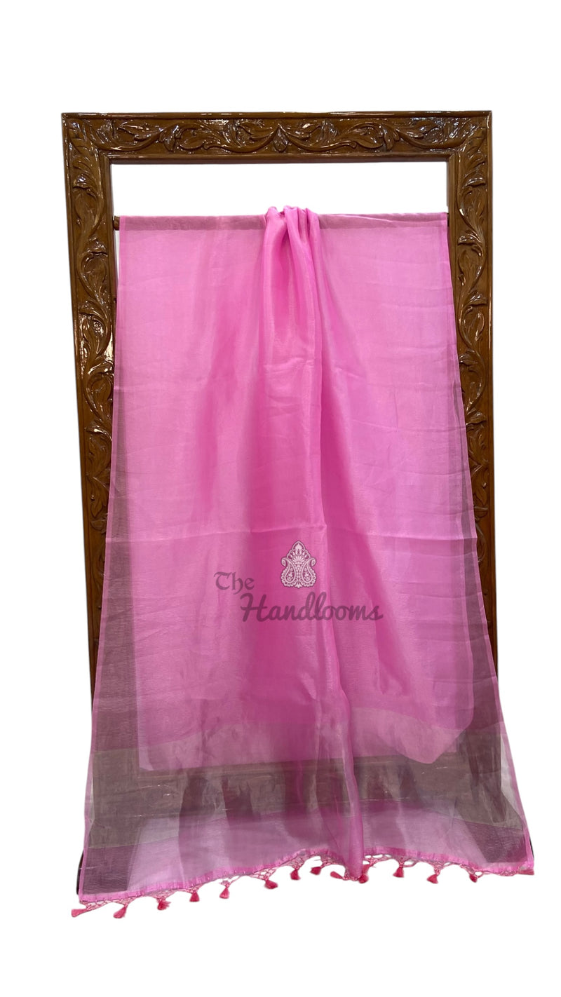 Pure Kora Tissue Silk Handloom Banarasi Saree