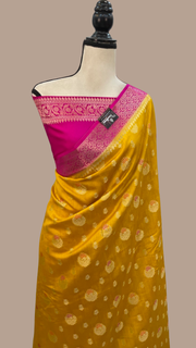 Pure Chiniya Silk Handloom Banarasi Saree - The Handlooms