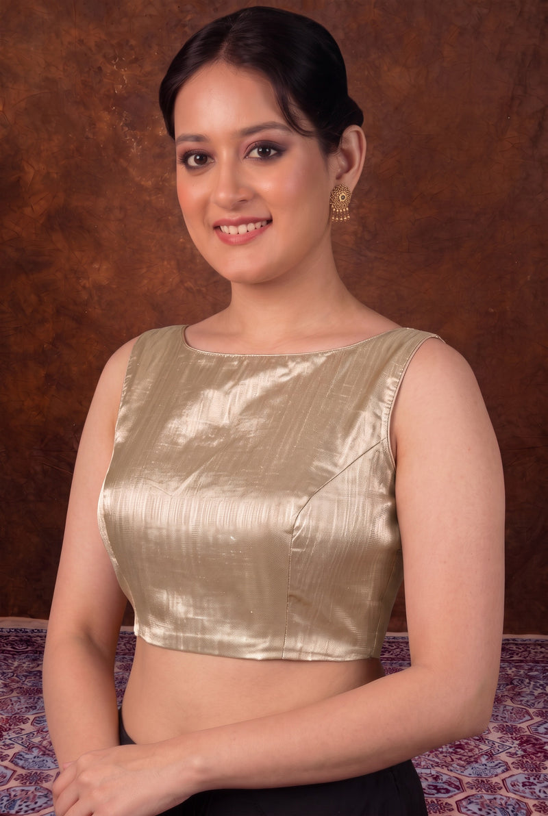 Pure Banarasi Tisuue Silk Blouse
