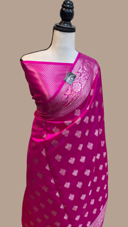 Pure Dupion Silk Banarasi Saree - The Handlooms