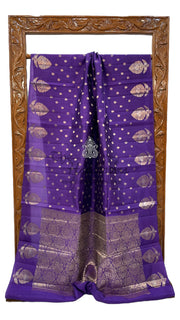 Pure Mango Silk Banarasi Handloom Saree - The Handlooms