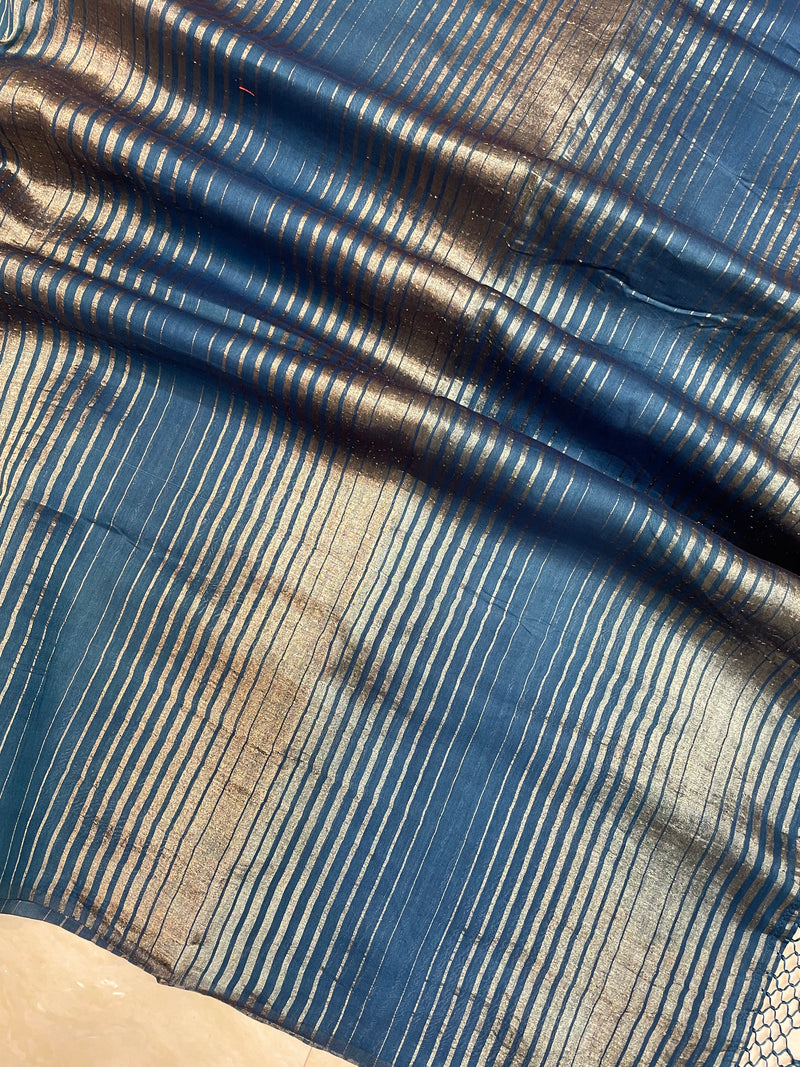 Pure tissue Chanderi Handloom Banarasi Saree - The Handlooms