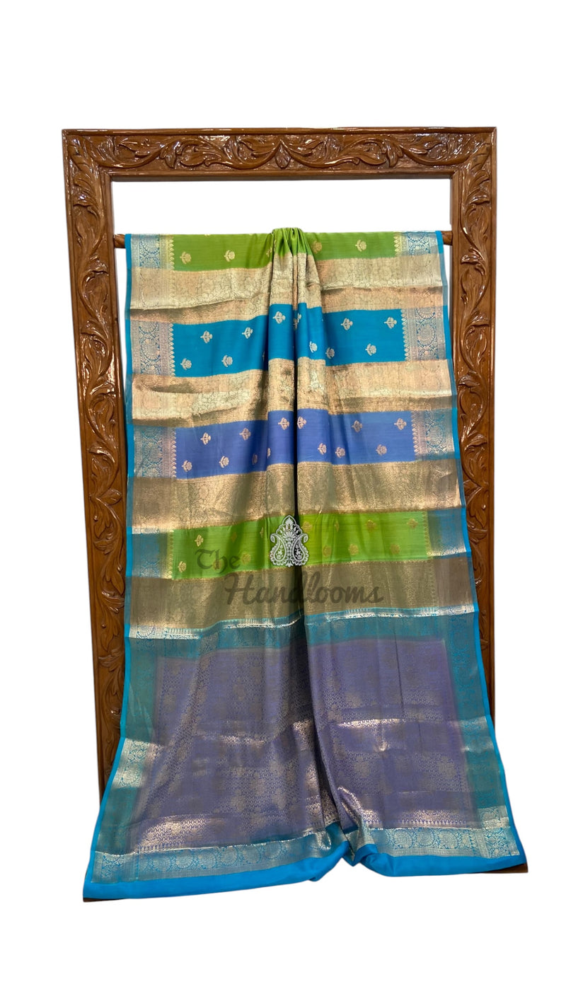 Pure Chiniya Tissue Silk Handloom Banarasi Saree
