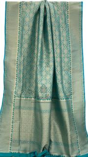 Pure Katan Silk Banarasi Handloom Saree - Tanchui Brocade - The Handlooms