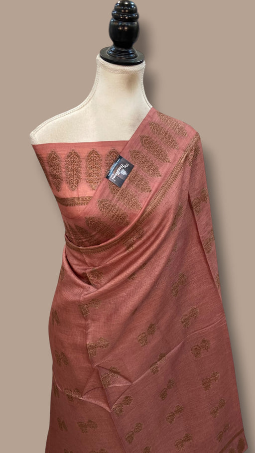 Pure Tussar Silk Handloom Banarasi Saree - The Handlooms