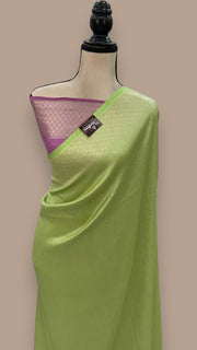 Pure Mashru Silk Banarasi Handloom Saree - The Handlooms