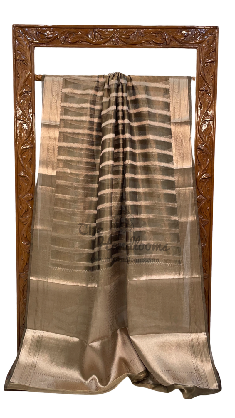 Pure Kora Tissue Handloom Banarasi Saree - The Handlooms