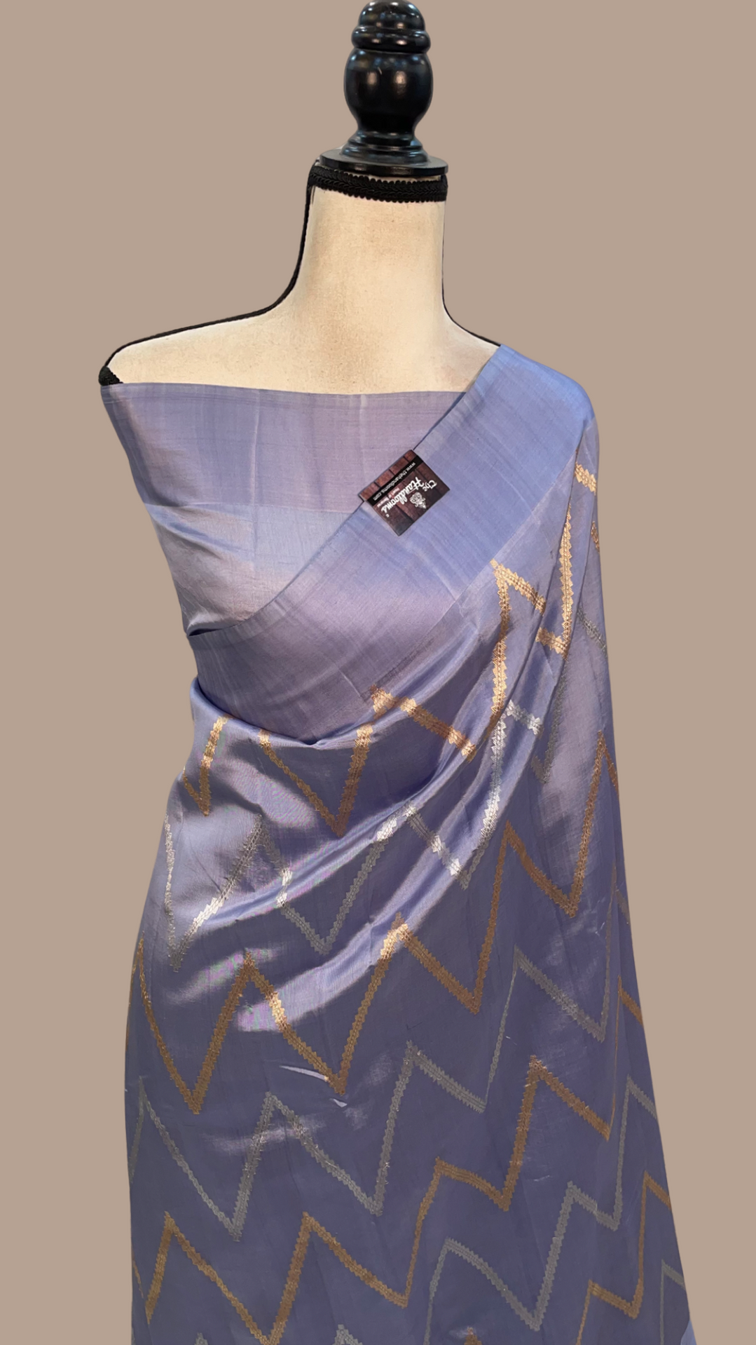 Pure Katan Silk Banarasi Handloom Saree — The Handlooms